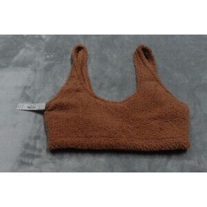 Victoria's Secret Brown Large Co-zzzy Fleece Bralette NWT